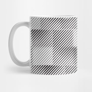 Geometric monochrome pattern Mug